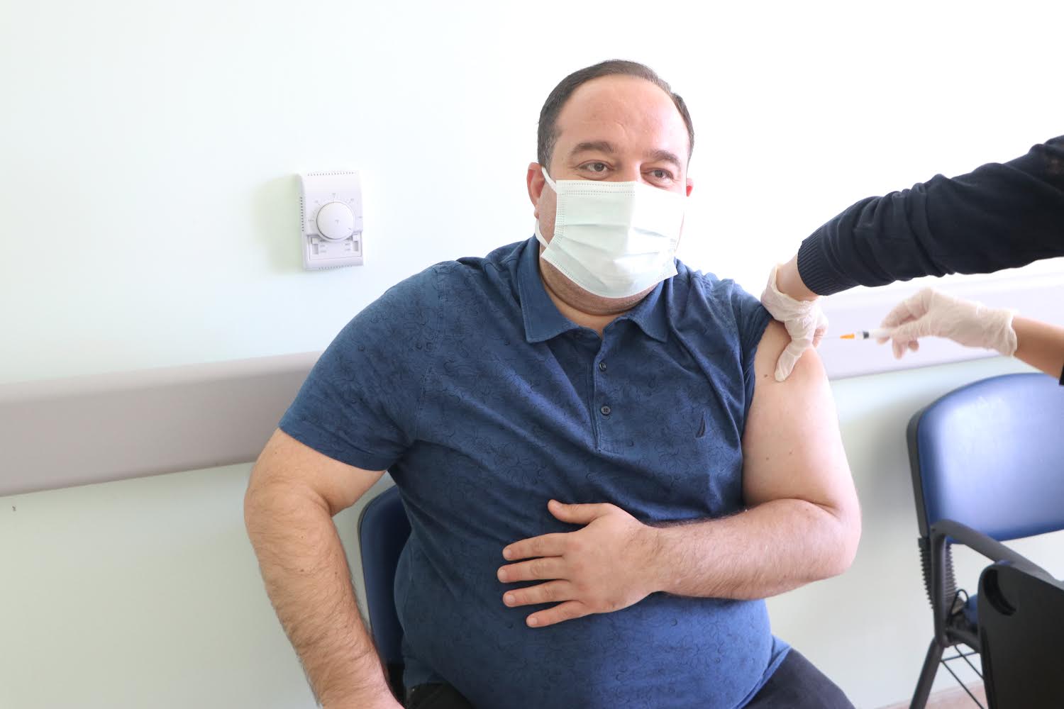 Urfa Haberleri Ekinci, Covid19 aşısını yaptırdı