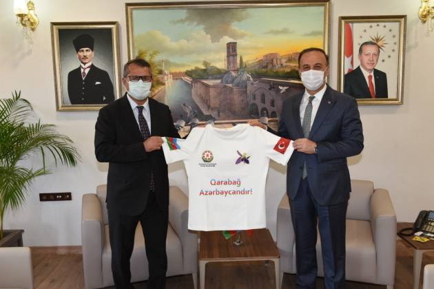 Azerbaycan Büyükelçisinden Ziyaret