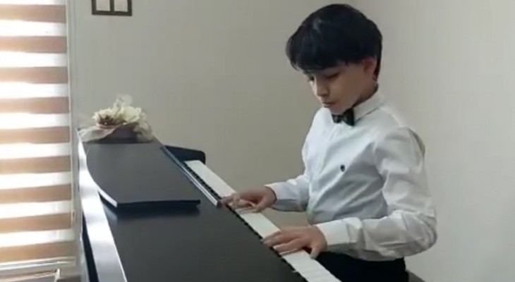 Urfalı piyanist 1’inci oldu