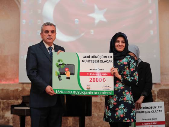 ONLİNE YARIŞMADA ÖDÜLLER DAĞITILDI 15 MFD 8196