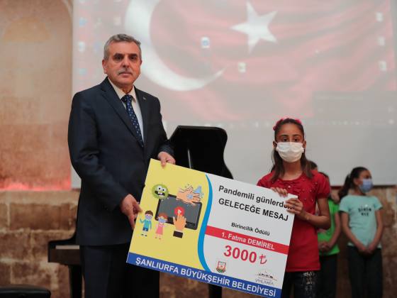 ONLİNE YARIŞMADA ÖDÜLLER DAĞITILDI 16 MFD 8201