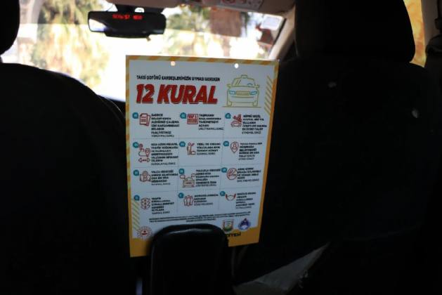 Taksi sürücülerine 12 kural anlatıldı 16 TAKSI SURUCULERINE 12 KURAL ANLATILDI 4