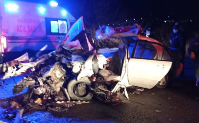 Urfa Haberleri Trafik Kazası; 1 ölü 4 yaralı
