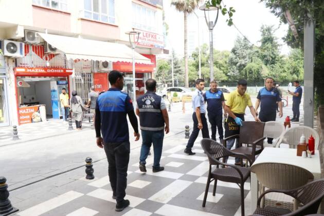 KALDIRIM DENETİMİ: İŞGALE YER YOK 10 B7A25844 0397 4A0C 88DC C69D3790FA93