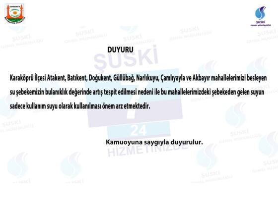 MUSLUKLARDAN AKAN SUYU İÇMEYELİM” 6 D9F8807C B950 4DB7 8A86 A2A33373297B