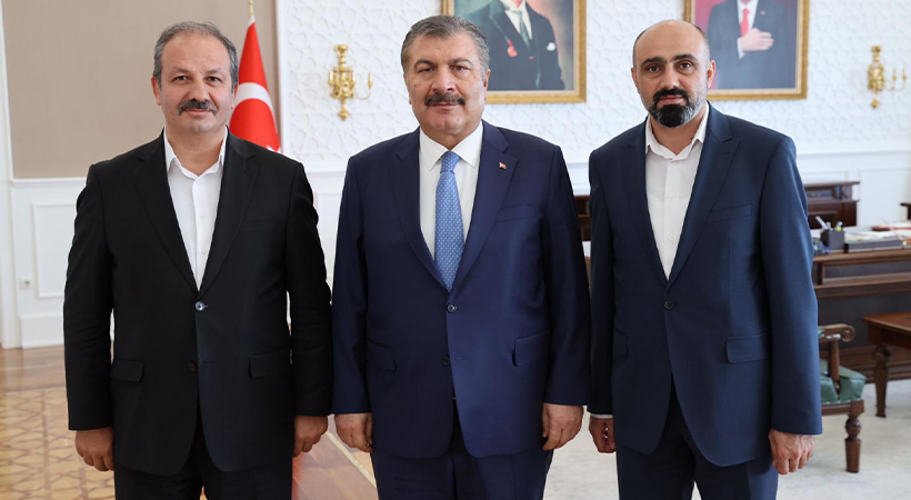 2023 08 saglik sen sagliktaki sorunlar icin bakan koca ile gorustu