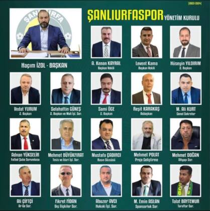 Urfaspor’da yönetim kurulu belirlendi 6 3071427a 961d 448e b801 48b9b9b86b08