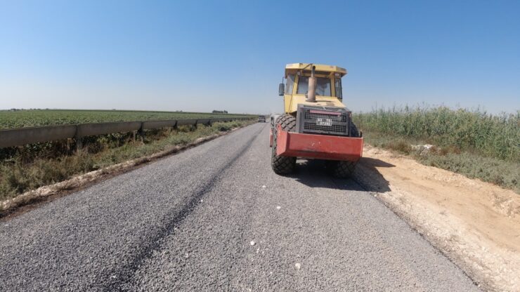 Urfa Haberleri Balkat – Sehrince yolunda asfaltlama çalışmaları bitiyor