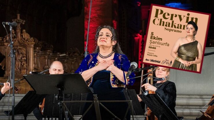 Opera sanatçısı Pervin Çakar Şanlıurfa’da ilk konserini verdi