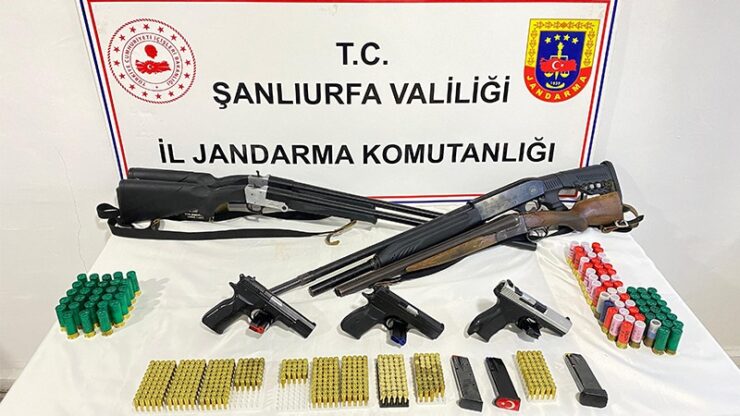 Urfa Haberleri Şanlıurfa’da ruhsatsız silah operasyonu: 5 gözaltı