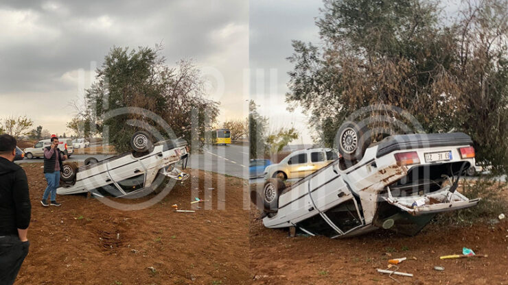 Şanlıurfa-Mardin yolunda meydana gelen kazada 3 kişi yaralandı