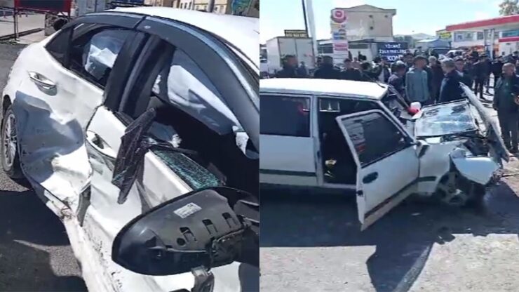 Eyyübiye’de araçlar çarpıştı: Yaralılar var!