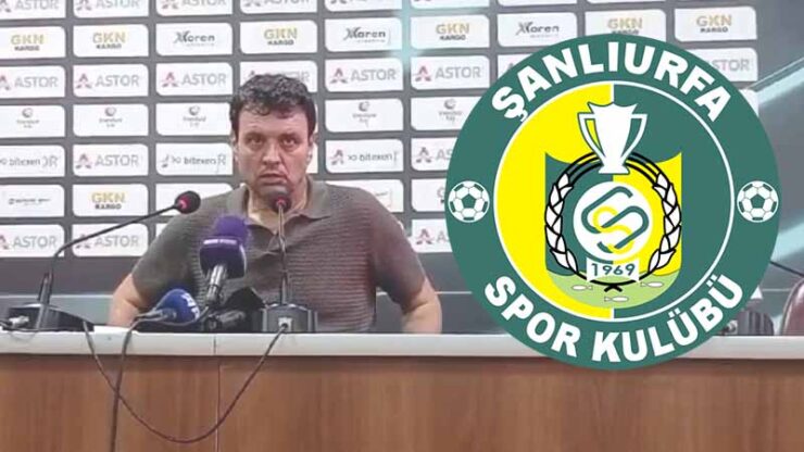 Şanlıurfaspor teknik direktöründen maç sonu önemli açıklamalar