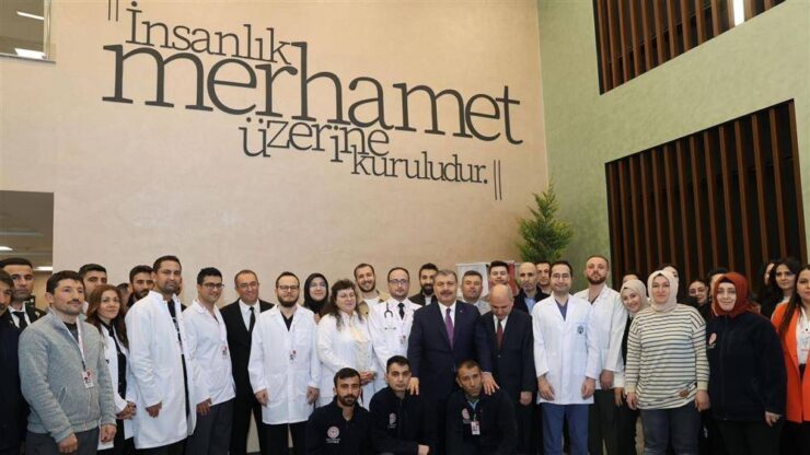 Sağlık Bakanı Fahrettin Koca Kulu Bölge Devlet Hastanesini Açtı