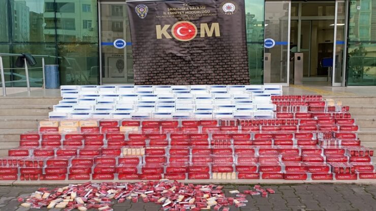 2025 01 sanliurfada kacak sigara operasyonu 1 supheli gozaltina alindi scaled