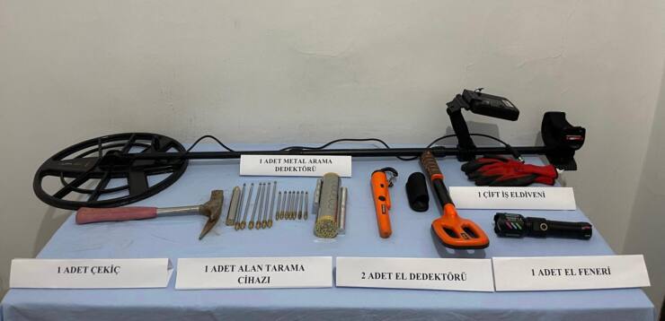 SİT ALANINDA KAÇAK KAZI: 3 GÖZALTI 6 IMG 20250207 WA0032