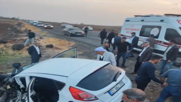 Viranşehir-Diyarbakır Yolunda Kaza: 1’i Ağır 4 Yaralı