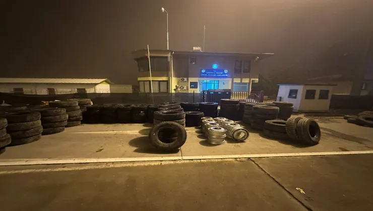 LASTİK HIRSIZLARI YAKALANDI