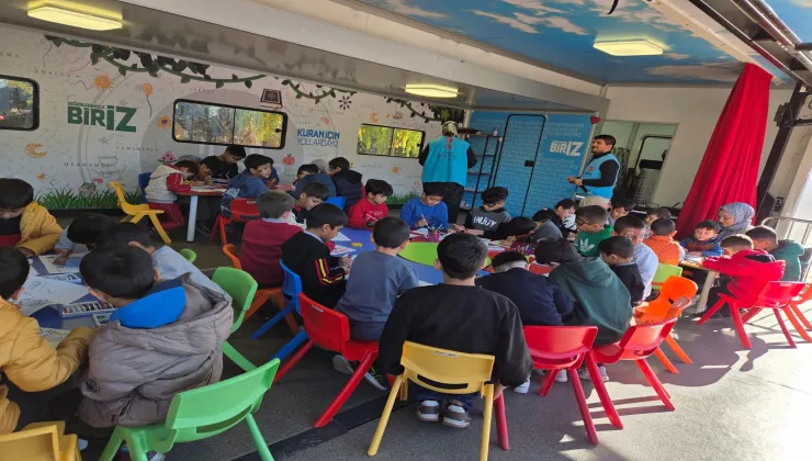 MOBİL KUR’AN KURSU HALİLİYE’DE ÇOCUKLARLA BULUŞTU