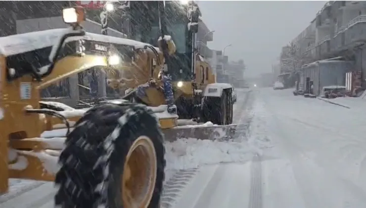 Viranşehir’de Kar Yağışı Etkili Oldu