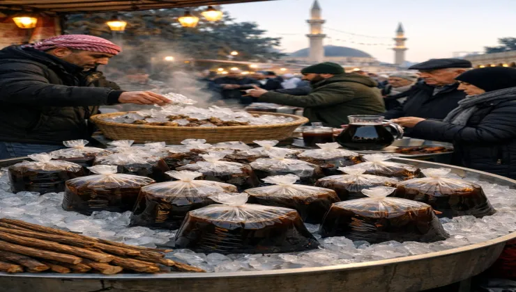 Ramazan’da Meyan Şerbeti Tezgâhlardaki Yerini Aldı