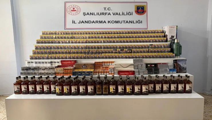 Şanlıurfa’da Kaçak Tütün ve Alkole Geçit Yok: 62 Şüpheli Hakkında İşlem