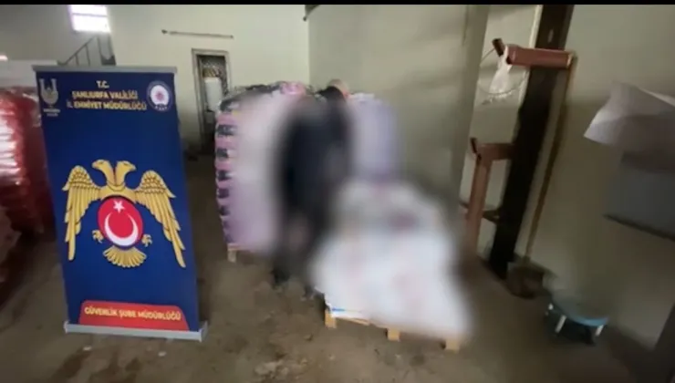 Şanlıurfa’da Sahte Deterjan Operasyonu: 28,5 Ton Ürün Ele Geçirildi