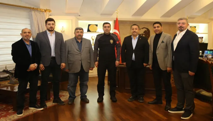 Gazetecilerden Emniyet Müdürü Aksoy’a Ziyaret