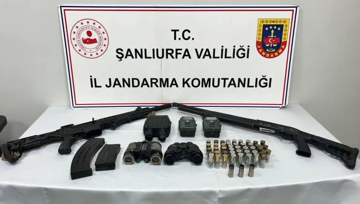 Şanlıurfa’da Ruhsatsız Silah Operasyonu: Çok Sayıda Silah ve Mühimmat Ele Geçirildi